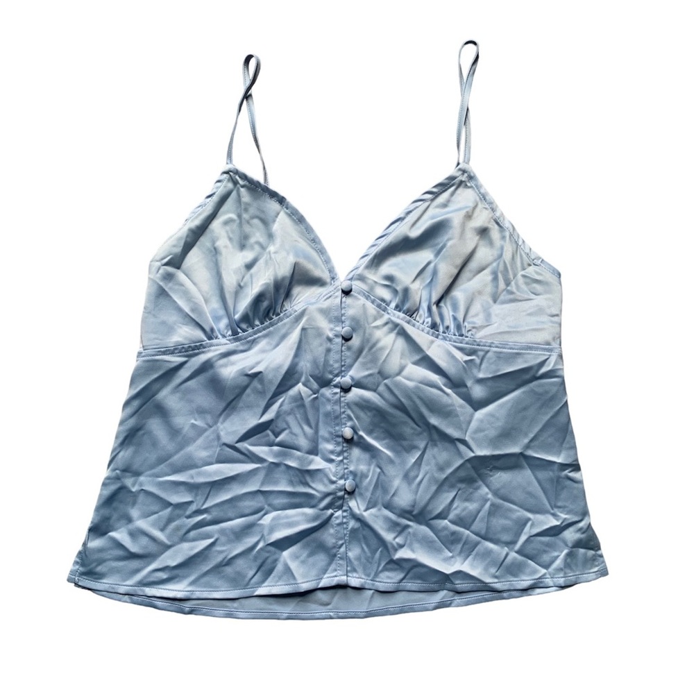 NWT INC Baby Blue Spaghetti Strap Tank Top XS